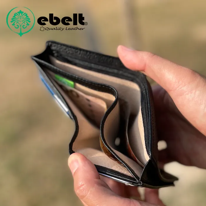 [香港品牌 EBELT] WM 87 頭層牛皮真皮銀包（大容量紙幣格）皮夾錢包 Full Grain Cow Leather Wallet Large Bills Capacity