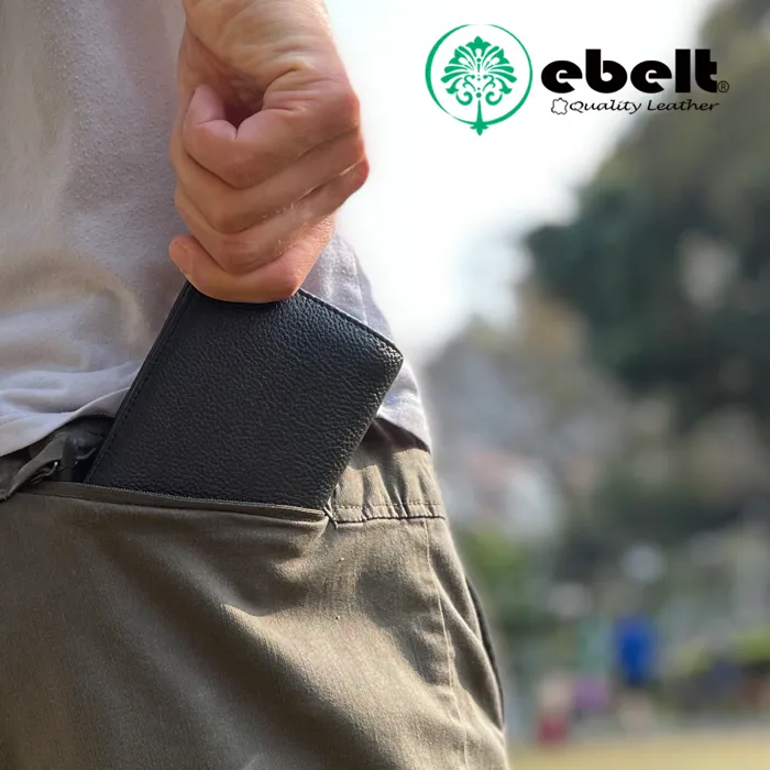 [香港品牌 EBELT] WM 87 頭層牛皮真皮銀包（大容量紙幣格）皮夾錢包 Full Grain Cow Leather Wallet Large Bills Capacity