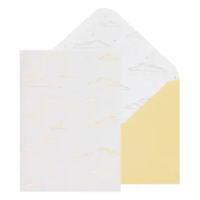 A6 Greeting Card Little One Mist Grey: Greeting Cards