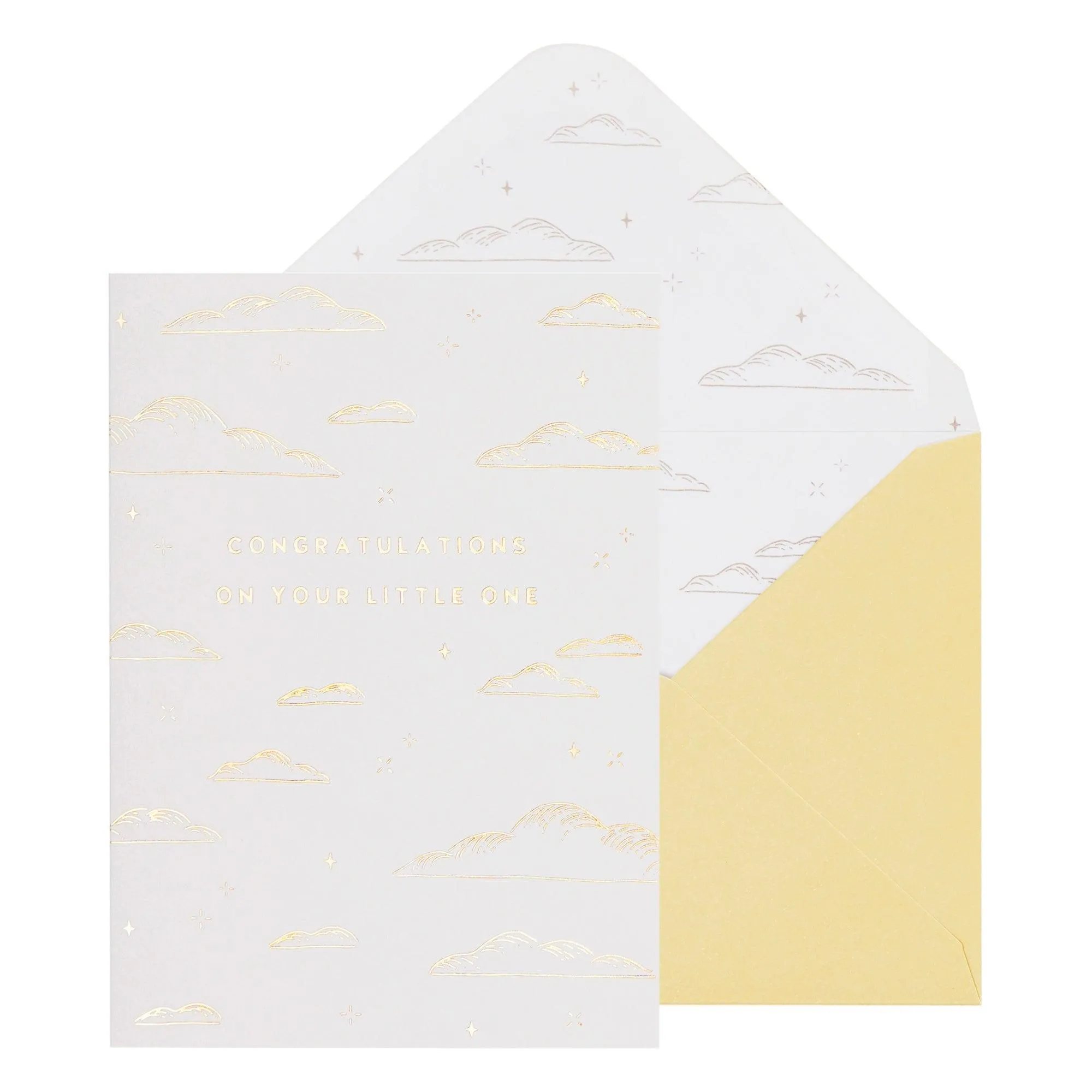 A6 Greeting Card Little One Mist Grey: Greeting Cards