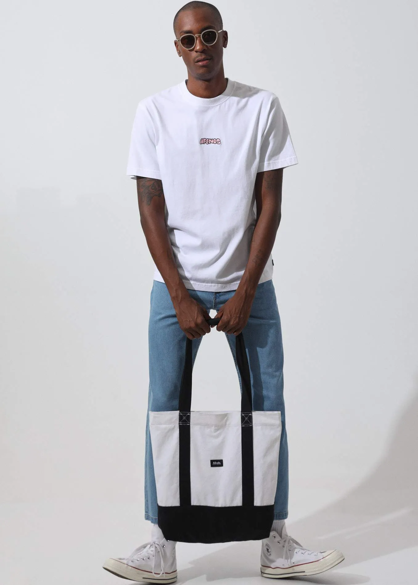 Afends Unisex Goon - Tote Bag - Natural