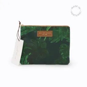 All The Ways To Say: Monstera Pattern Clutch bag