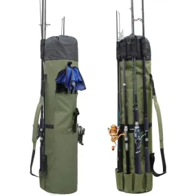Allnice Canvas Fishing Rod & Reel Travel Bag