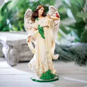 Angel with Shamrocks Statue