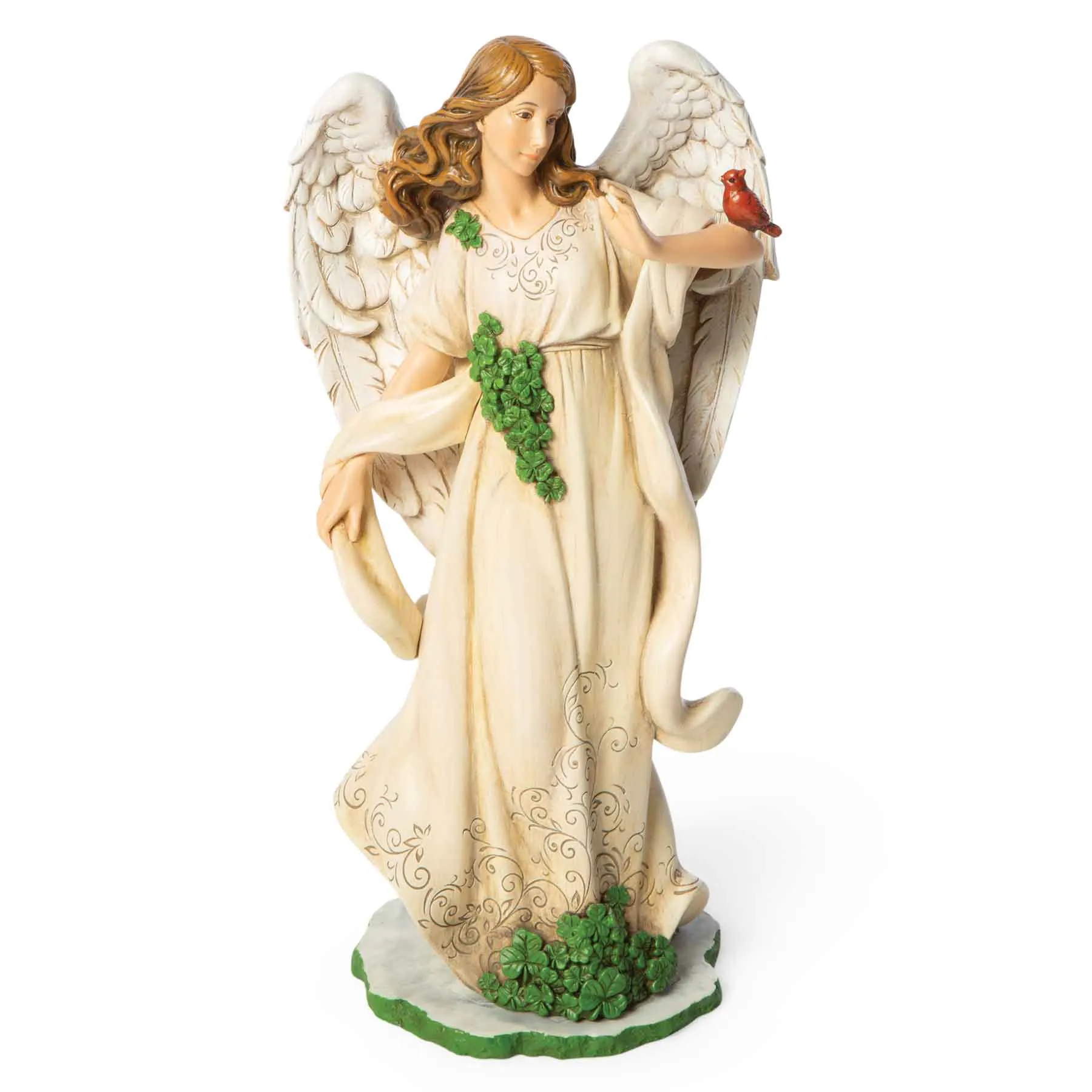 Angel with Shamrocks Statue