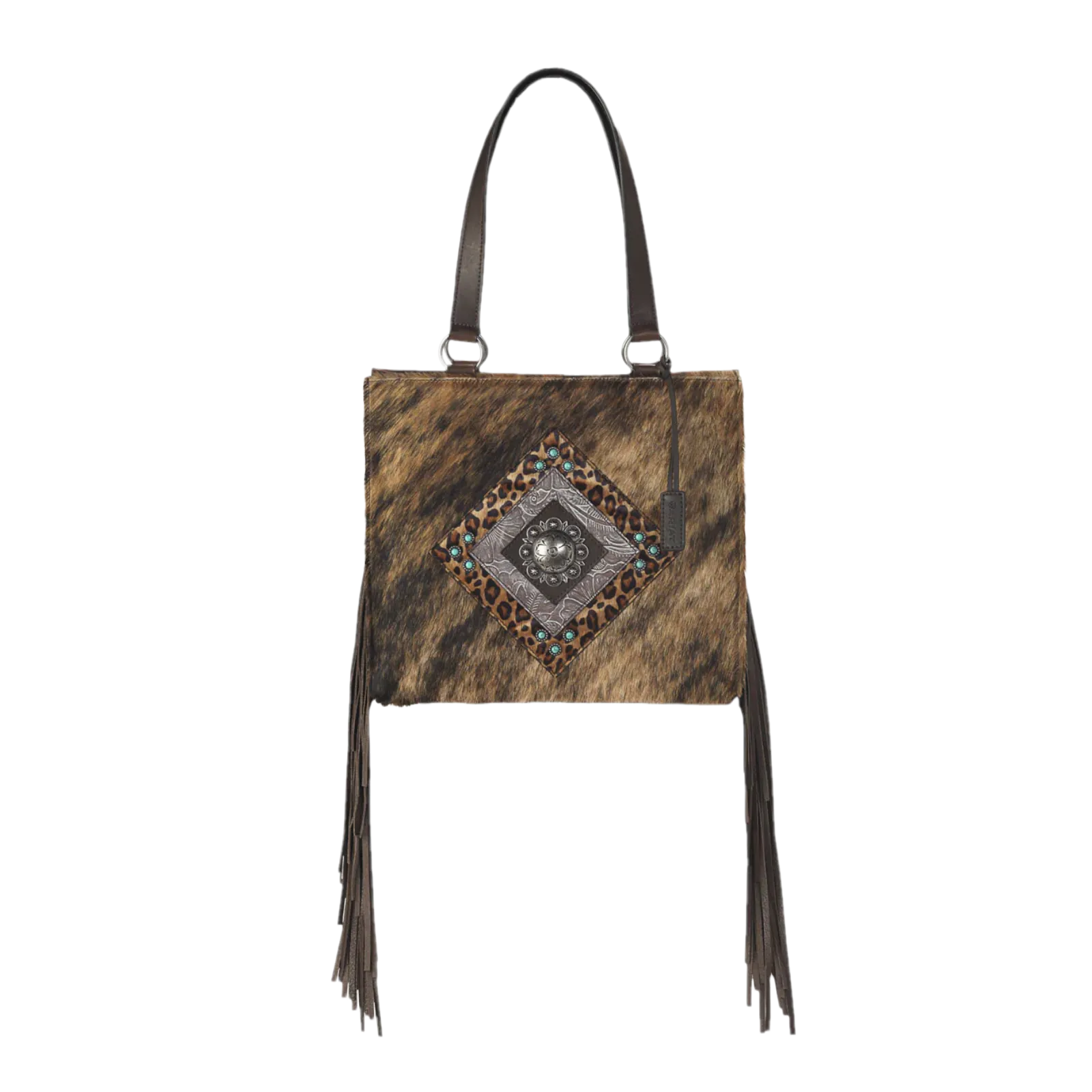 Ariat Ladies Nashville Calf Hair Brown Tote Purse A770004202