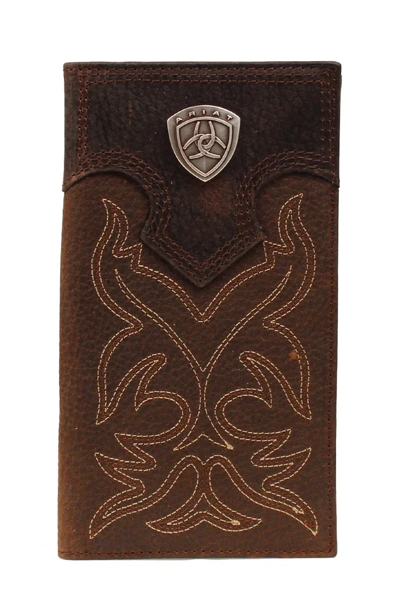 Ariat Premium Rodeo Wallet in Brown Overlay