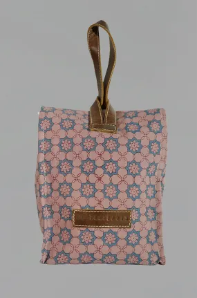 Artisanal Canvas Lunch Bag in Dahlia