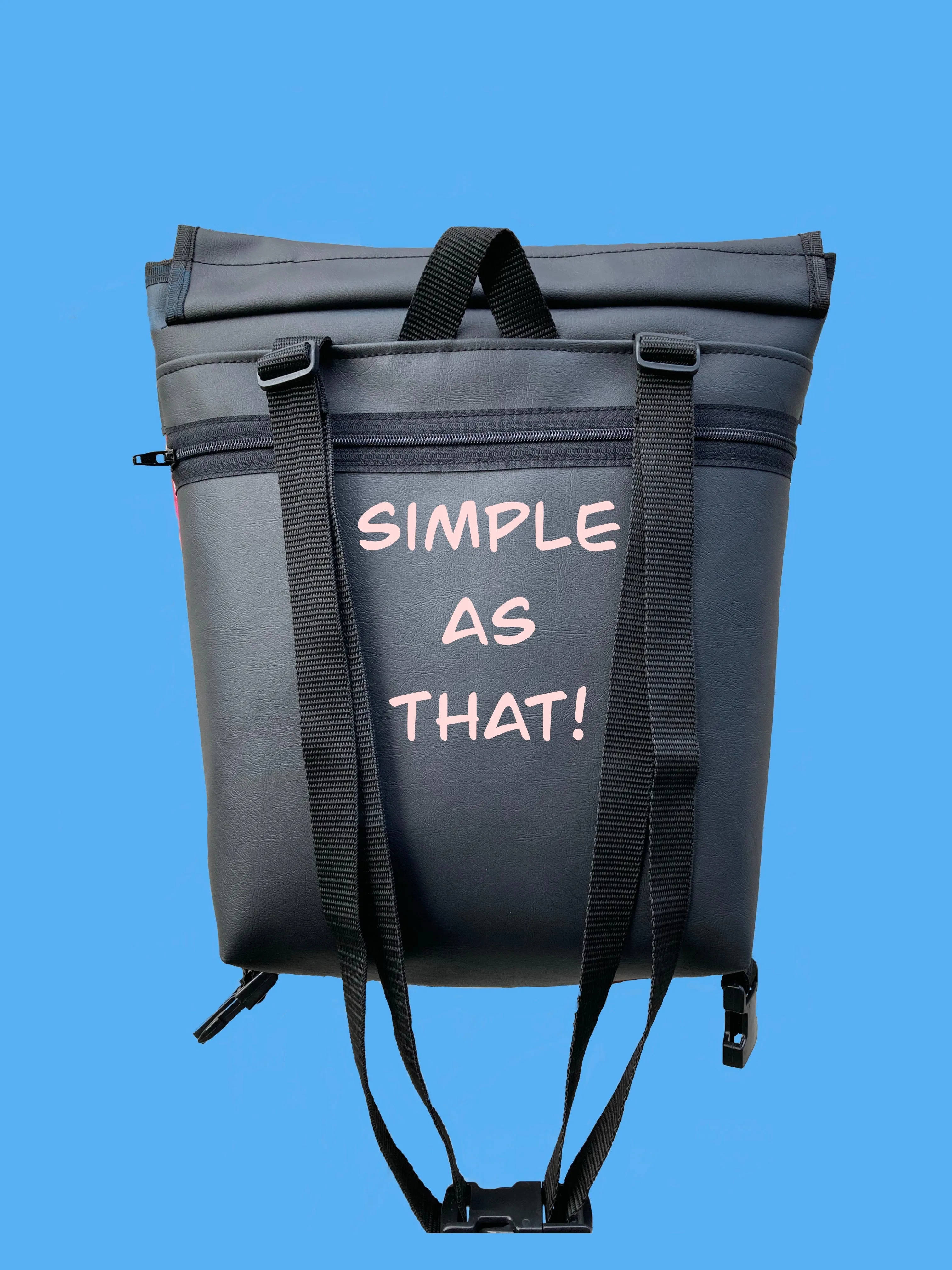 Backpack/ Shoulder Bag - Paua Shell
