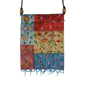 Bag - 5 Patches   Embroidery - Flowers - Multicolor