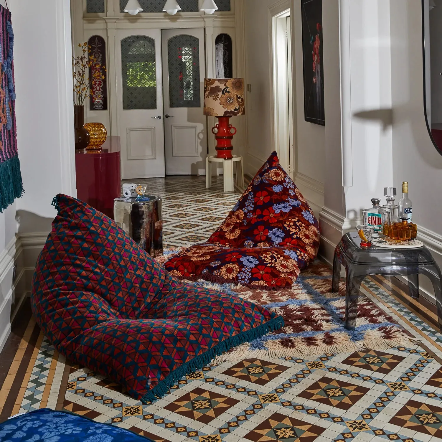 Benita Velvet Bean Bag