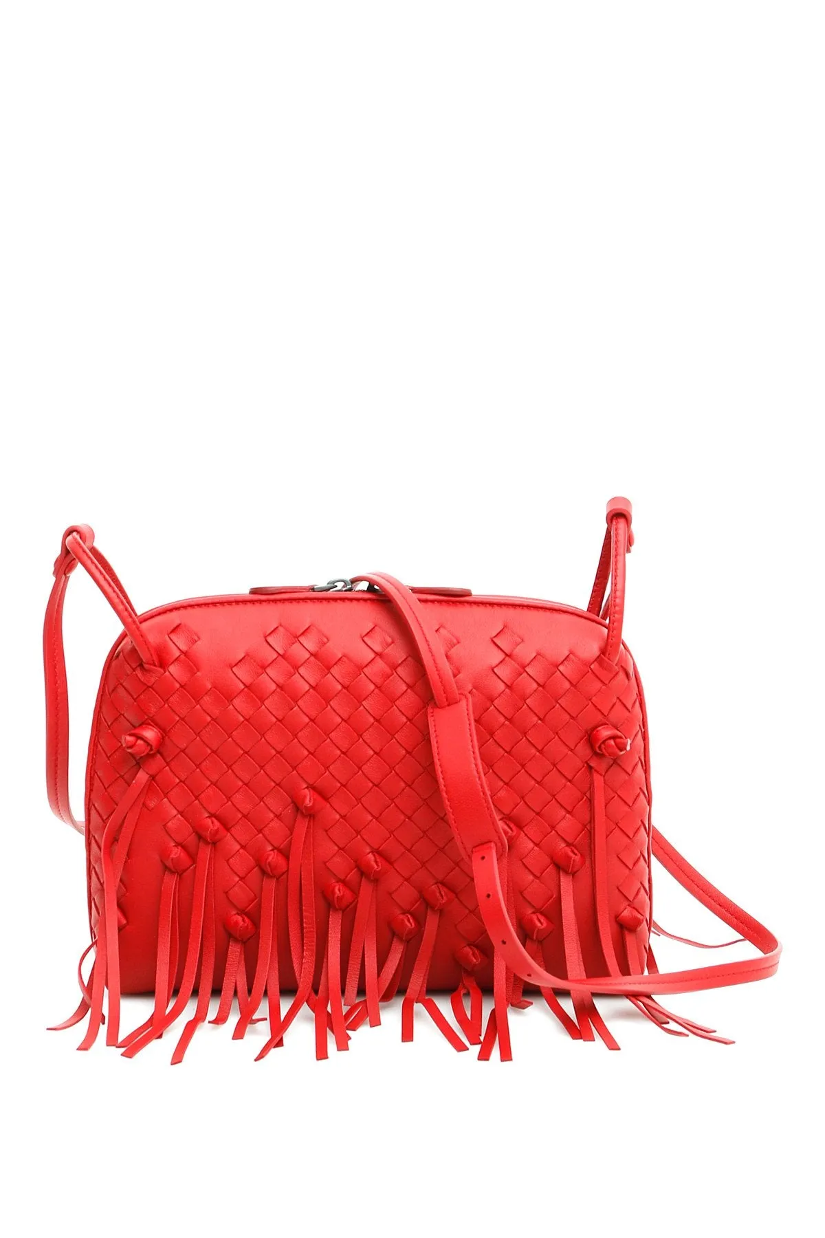 Bottega Veneta Fringe Nodini Shoulder Bag