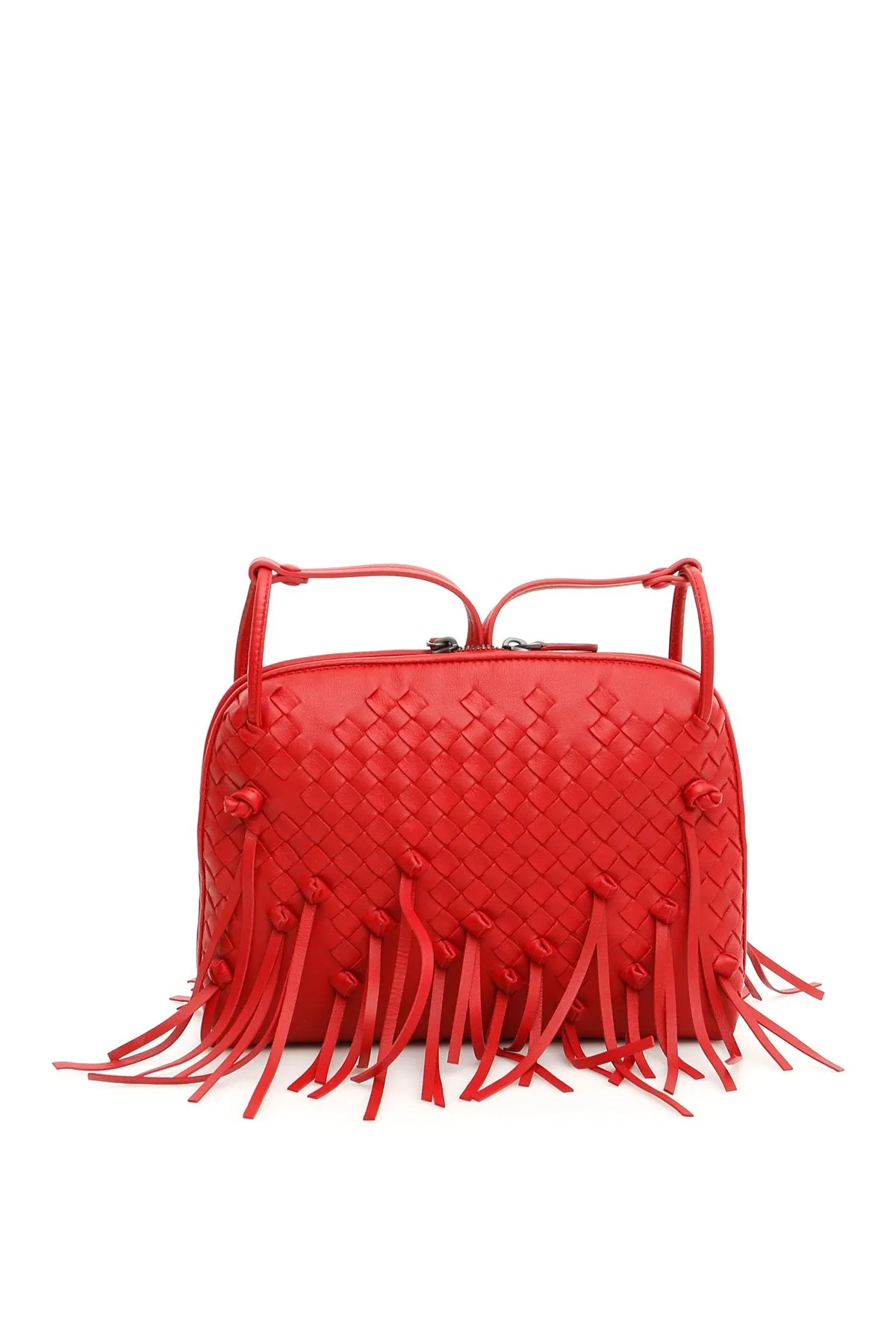 Bottega Veneta Fringe Nodini Shoulder Bag