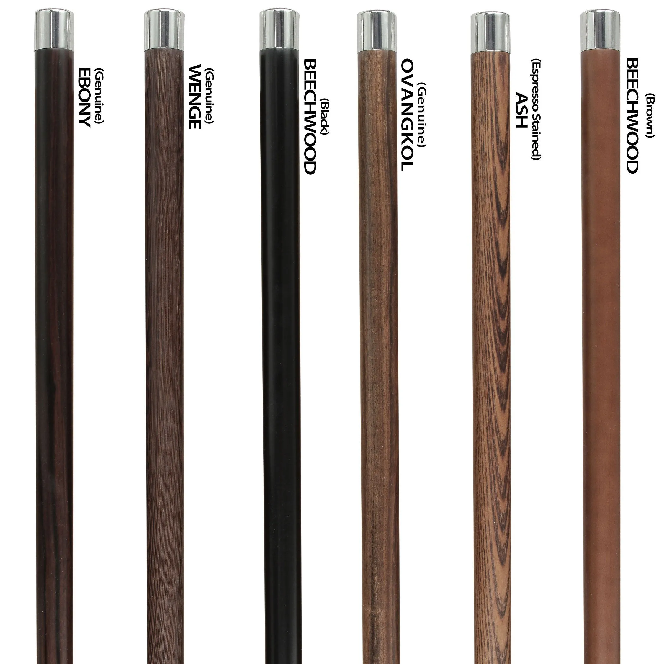 Brown Racing Dark Horse Walking Cane - Italian Handle w/ Custom Shaft and Collar