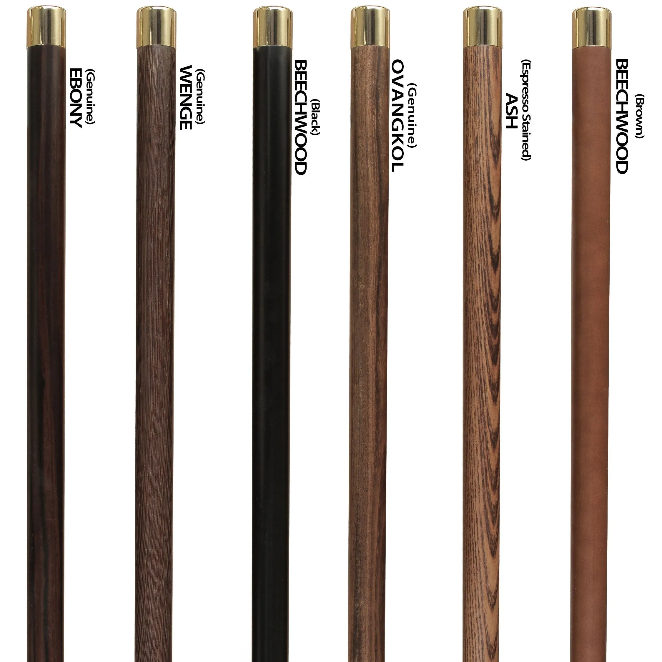 Brown Racing Dark Horse Walking Cane - Italian Handle w/ Custom Shaft and Collar