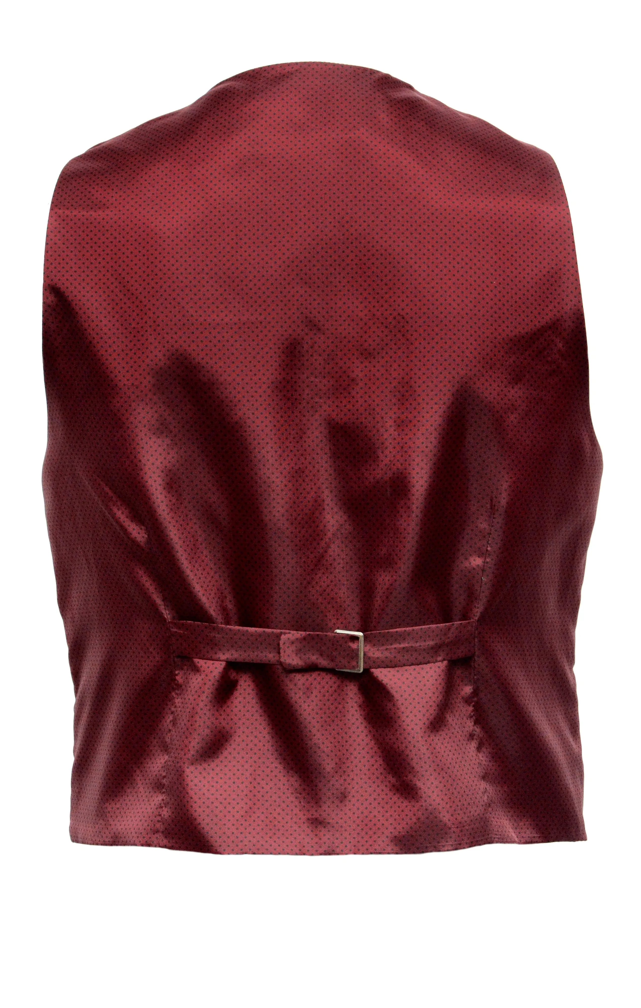 Burgundy Wool Texture Vest