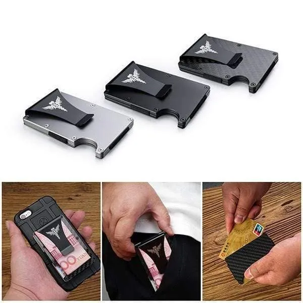 C9 EDC Wallet clip with credit card collection bag