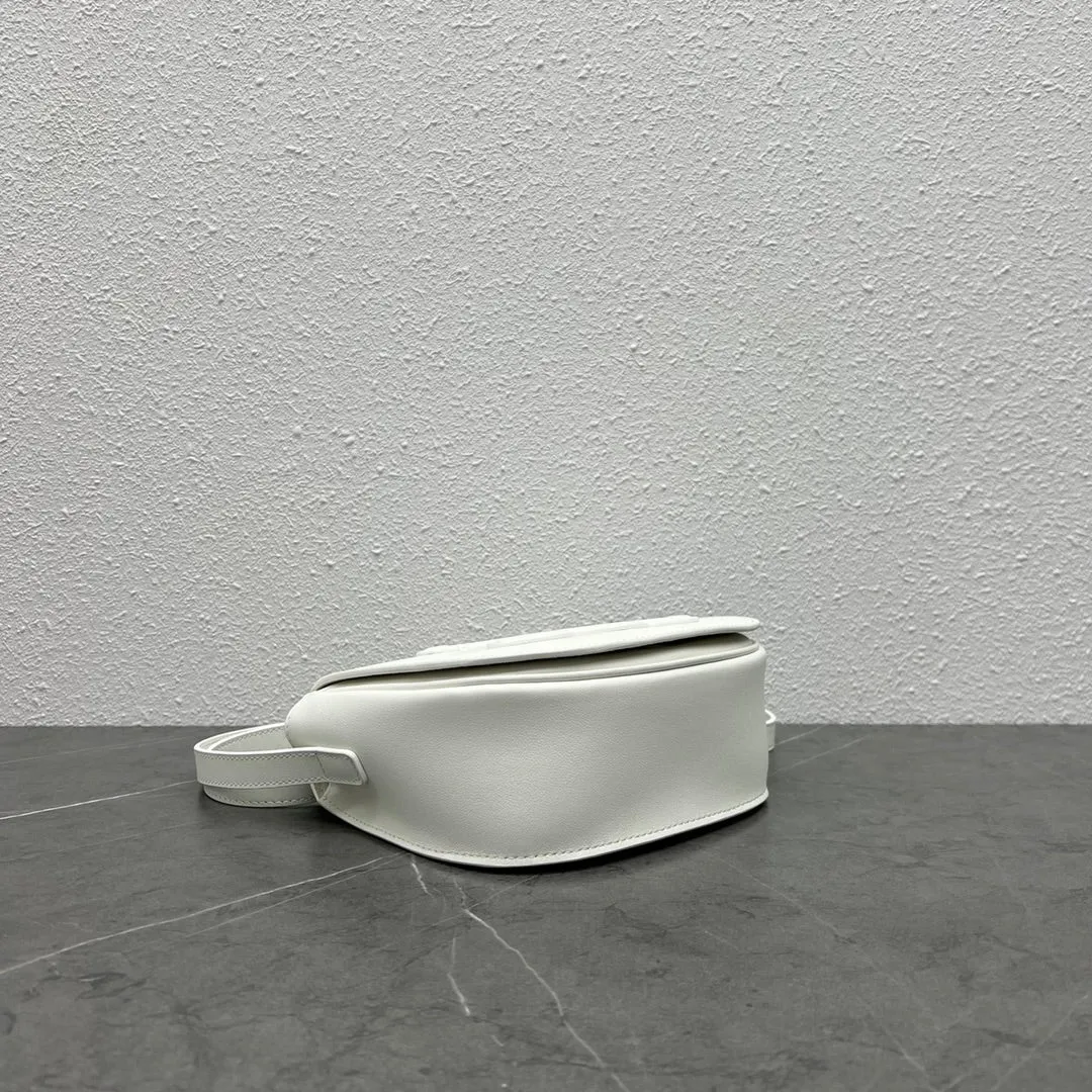CE Folco Cuir Triomphe White For Women 7in/19cm 198263DU3.01BC