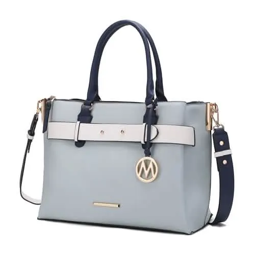 Chic Jamie Vegan Leather Satchel Bag