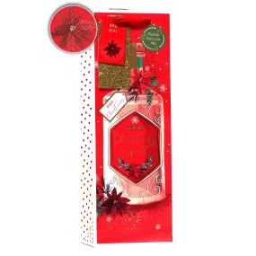 Christmas Festive Tipple Bottle Bag
