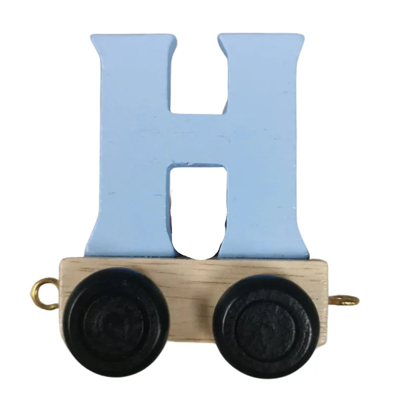 Colour Wooden Train and Track, Personalised Gift
