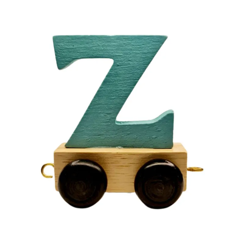 Colour Wooden Train and Track, Personalised Gift