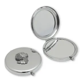 Compact Handbag Mirror Personalised - Spaniel Head