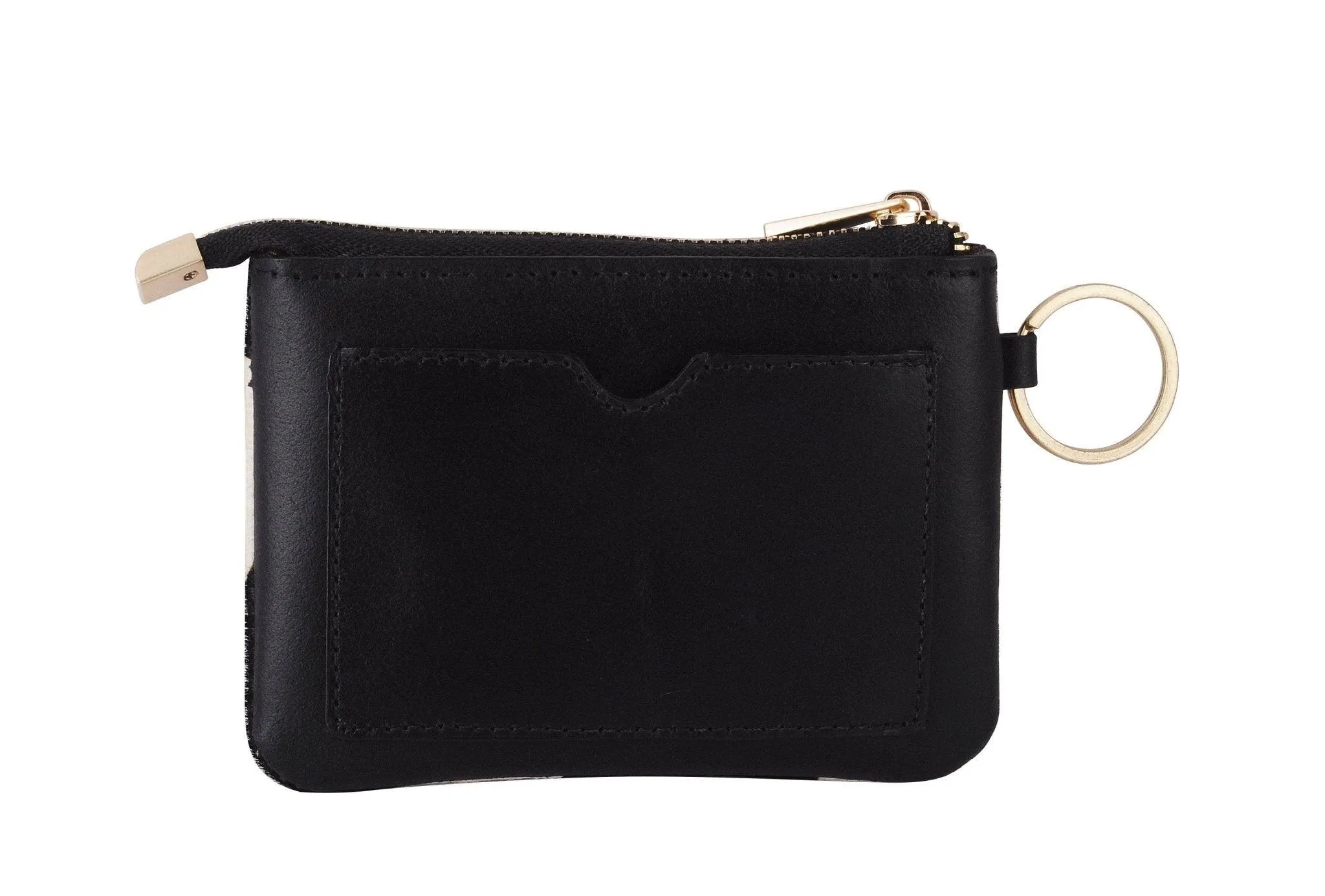 Cow Print Cowhide Leather Wallet