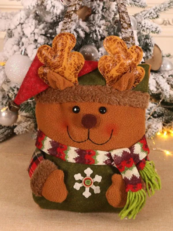 Cute candy bag christmas gift bag tote bag