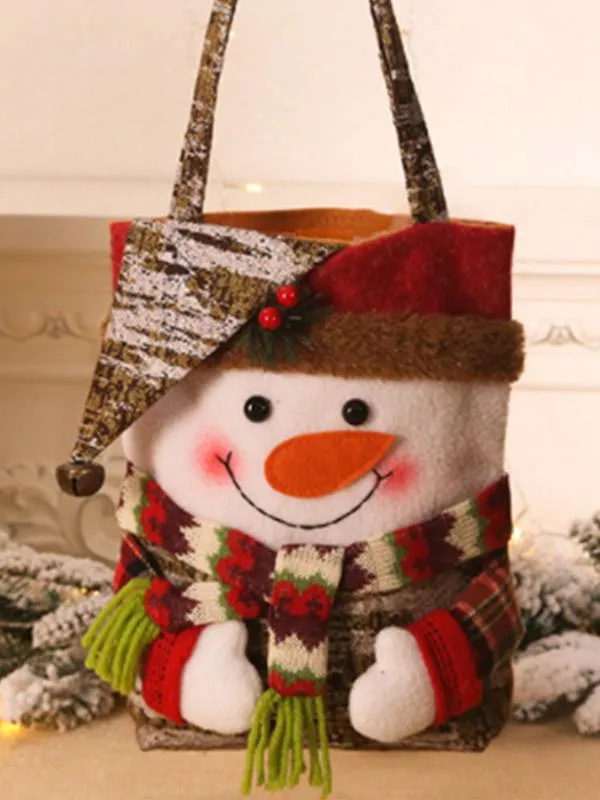 Cute candy bag christmas gift bag tote bag