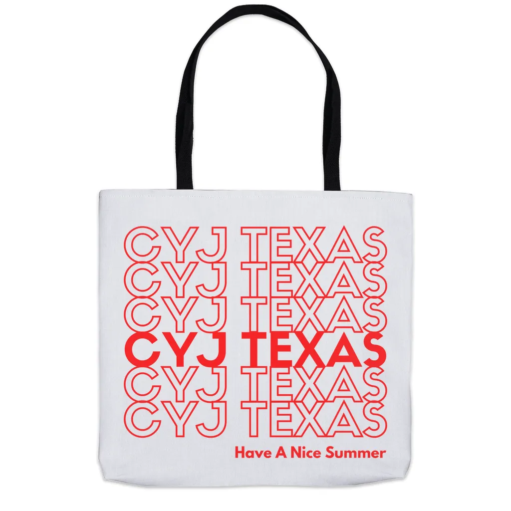 CYJ Texas Tote Bag - Shopping Bag Logo