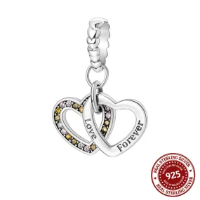 Dangle Forever Love Heart Charm