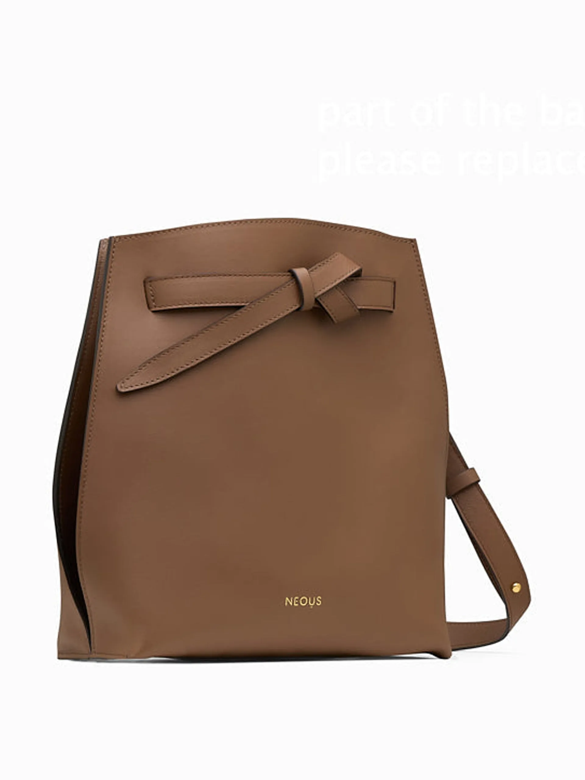 Dark taupe Himalia crossbody bag