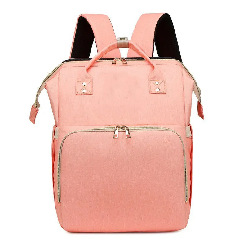 Diaper Bag Backpack With Expandable Play Area Changing Station - Large Capacity