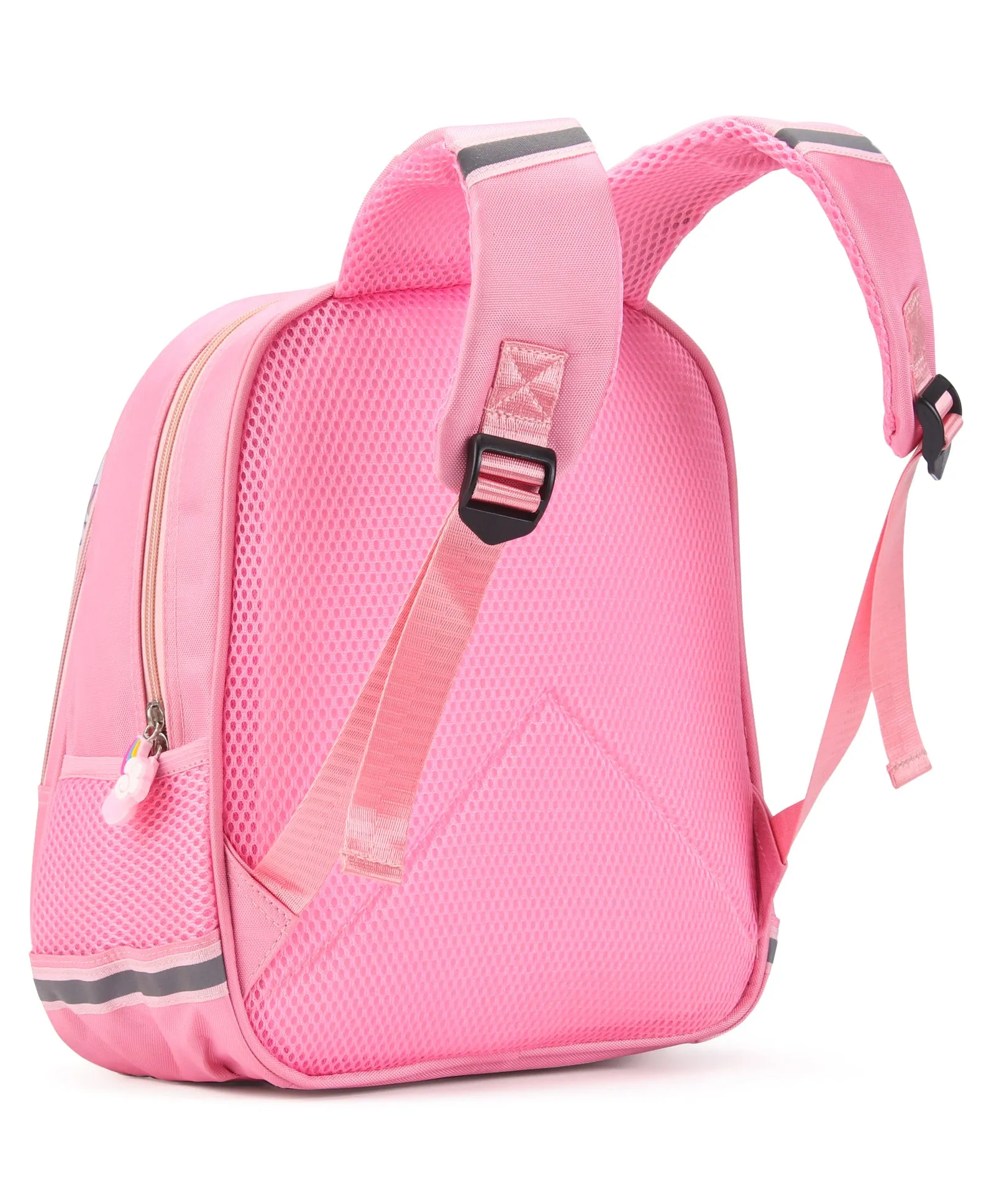 Doll Print Hard Case Backpack - Pink