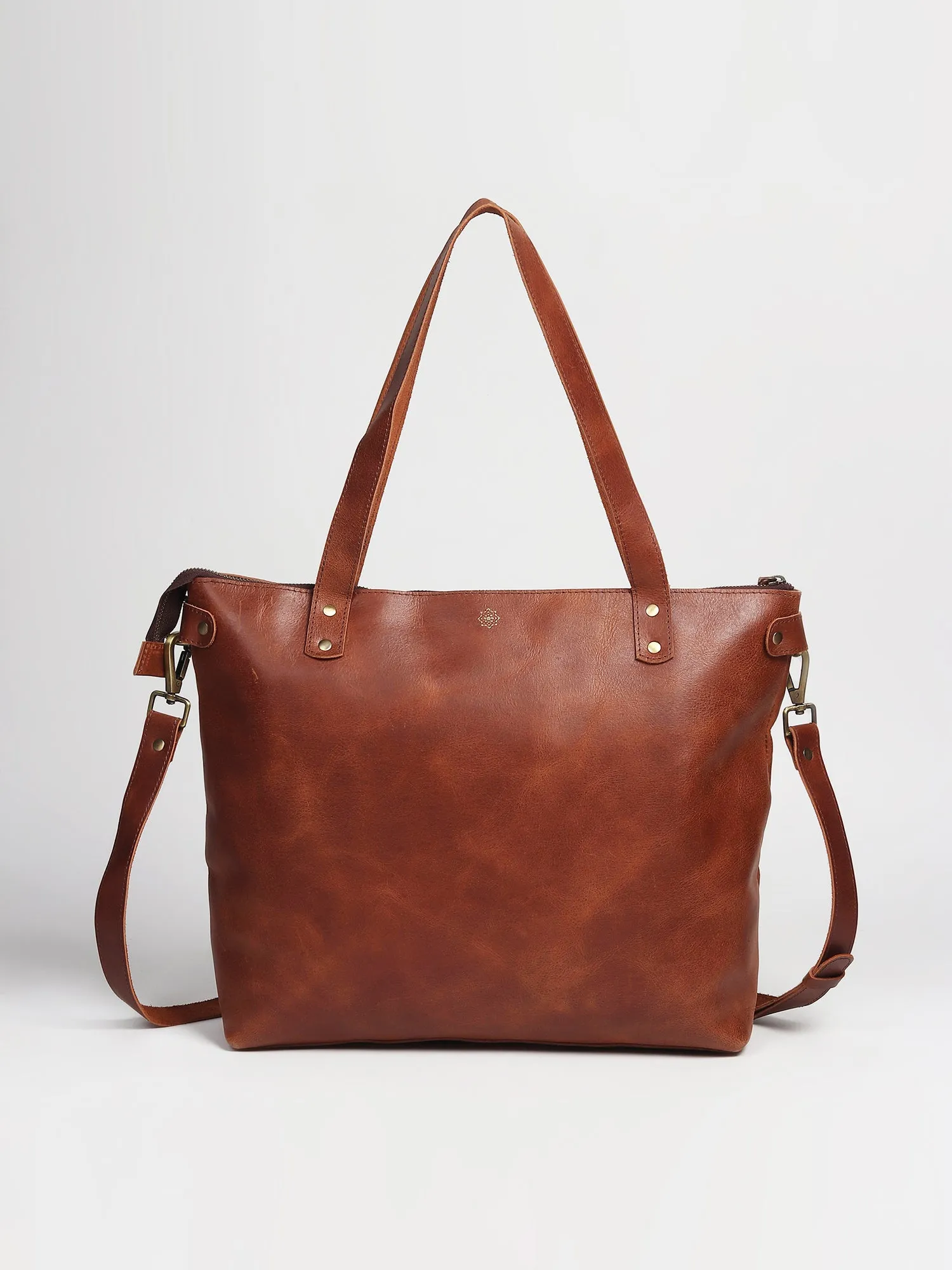 ERGOT - LEATHER TOTE BAG & CUM SLING BAG