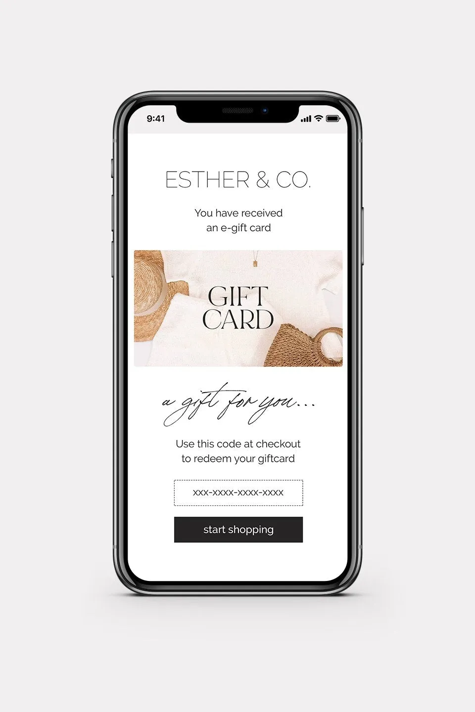 ESTHER & CO. E-GIFT CARD