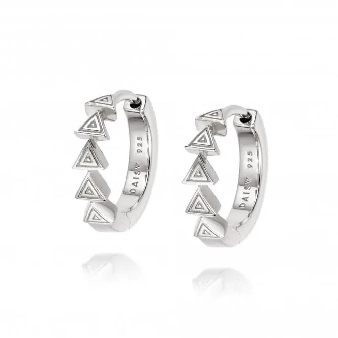 Eve Huggie Hoop Sterling Silver Earrings HUG02_SLV