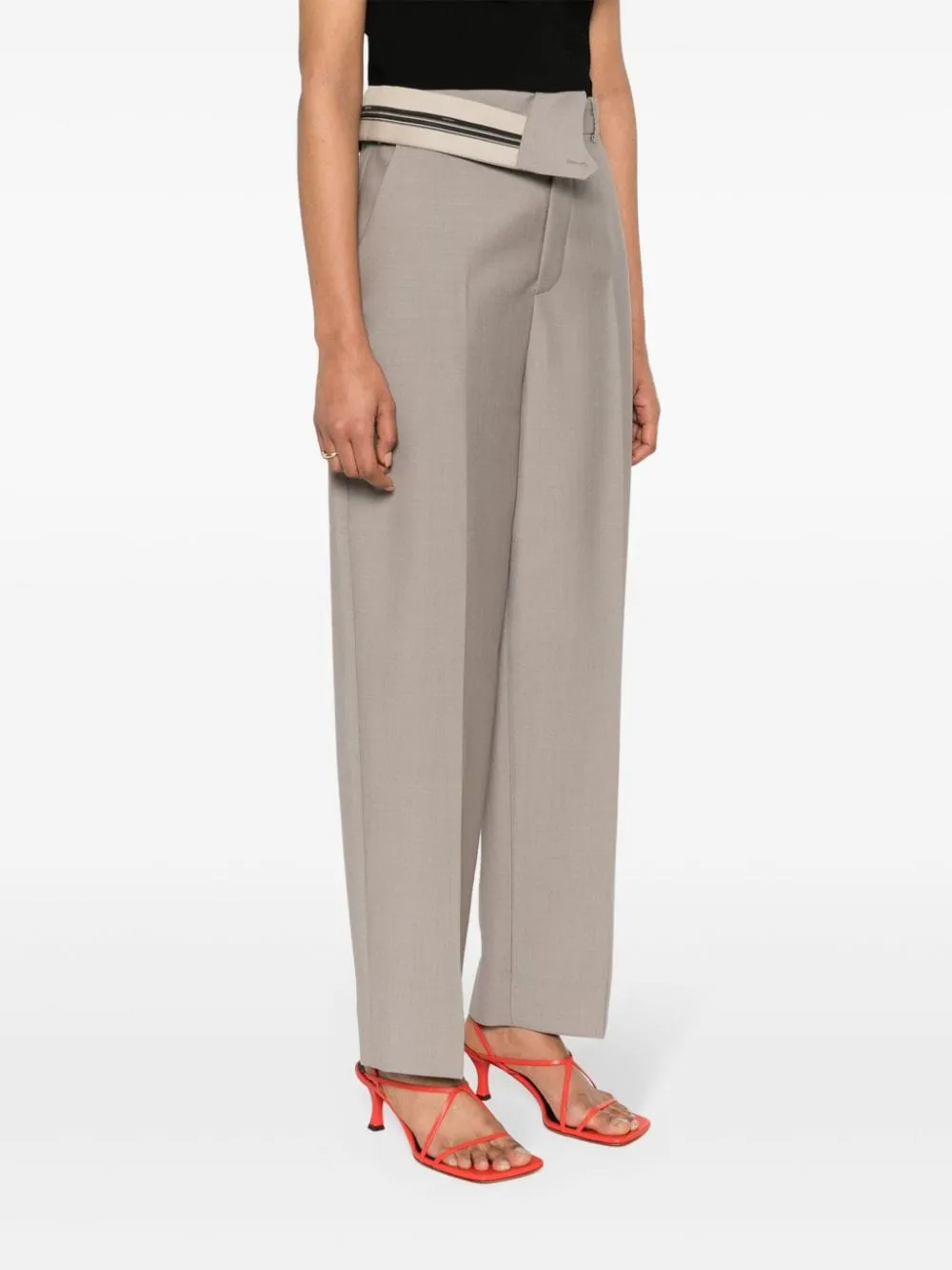 FENDI Asymmetrical Belted Pants for Women