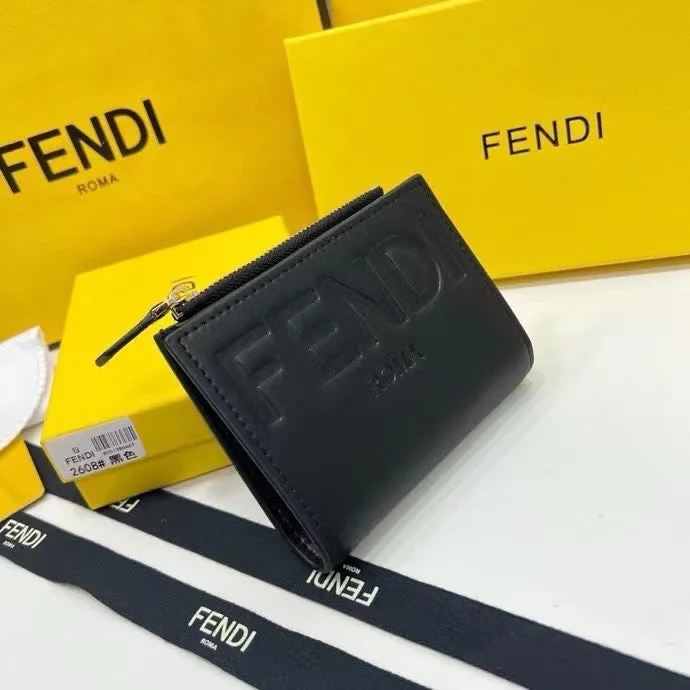 FF242 Fendi Roma Continental / 4.5x0.7x3.7inch