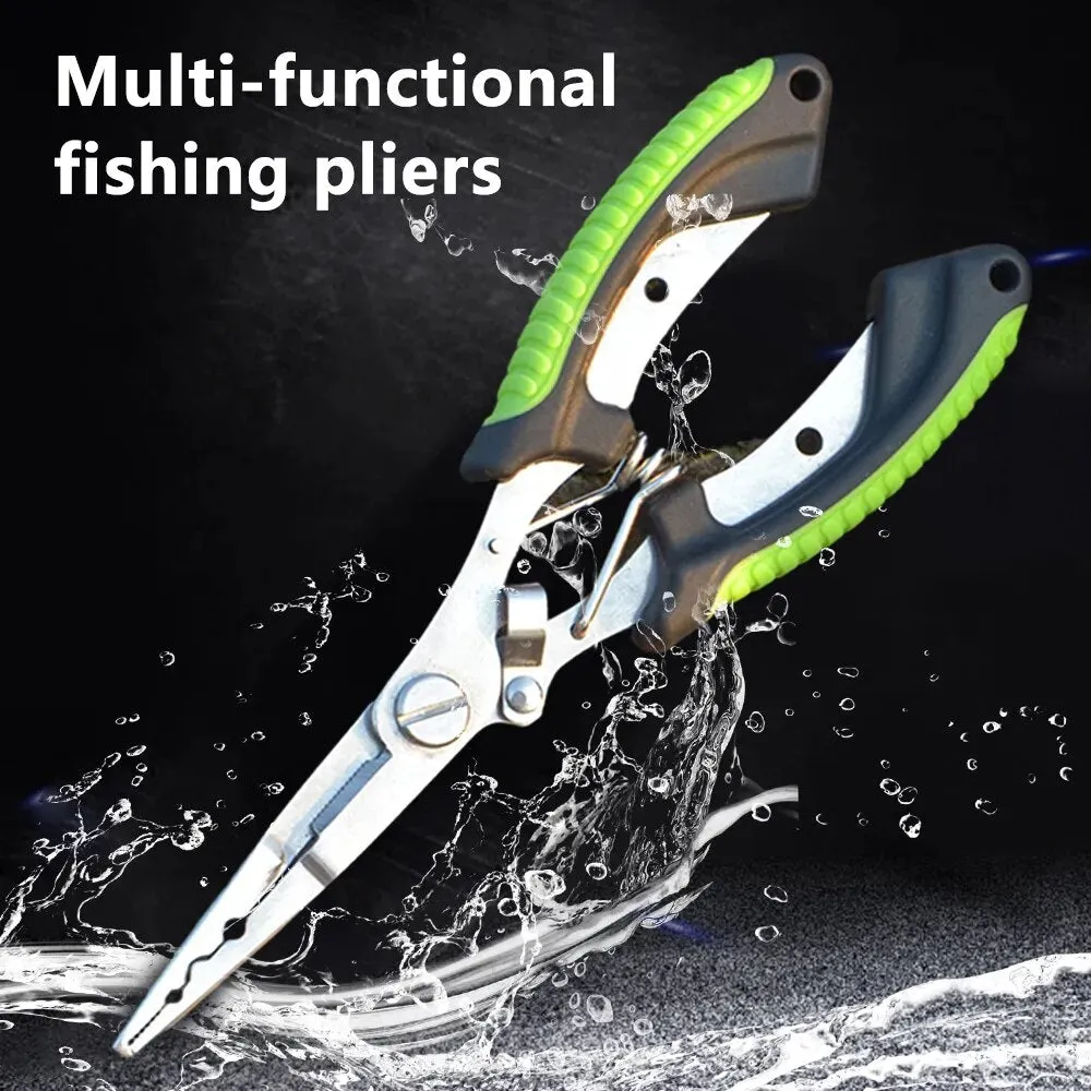 Fish Pliers Ergonomics Anti-slip High-strength Multifunctional Cut