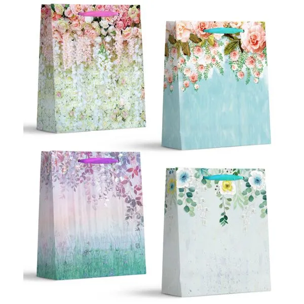 Flower Bunch Extra Large Gift Bag - 31cm x 40cm x 12cm