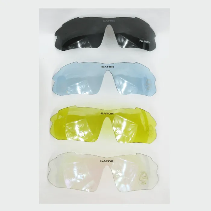 Gator Gear Multi-Lens Sunglasses Kit - Blue/Black (w/ Prescription Lens Insert)