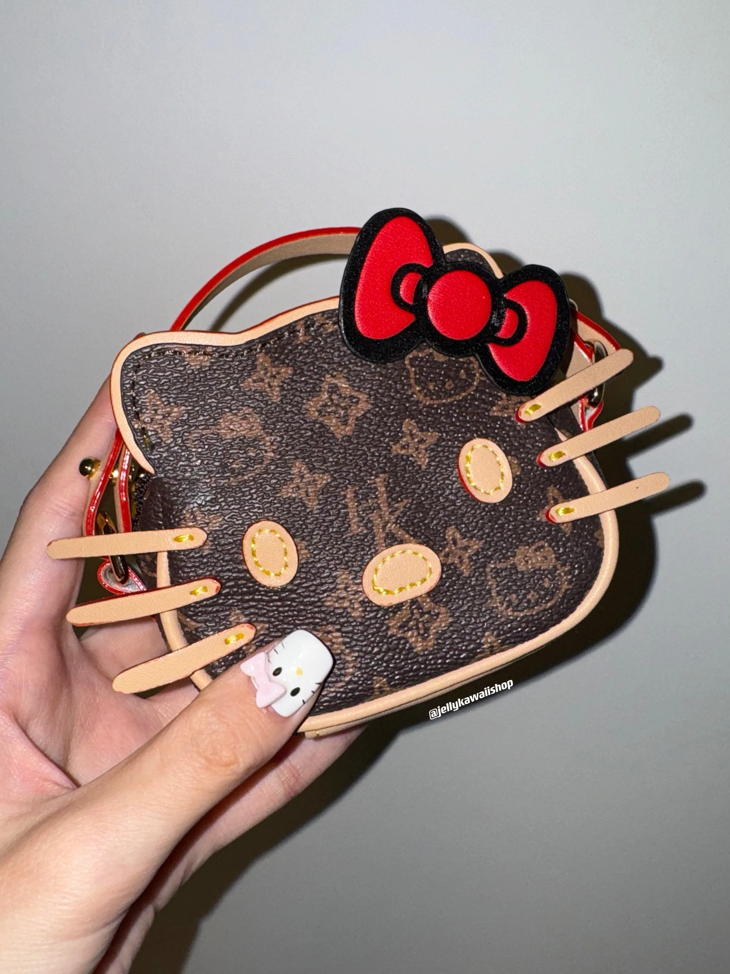 Hellokitty Womens Handmade Handbag Tote Shoulder Purse Leather Crossbody Bag