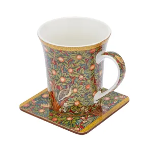 Heritage Woodpecker Tapestry Mug & Coaster Set