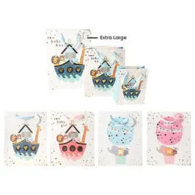 Hot Balloon Baby XL Gift Bag - 30cm x 42cm x 12cm