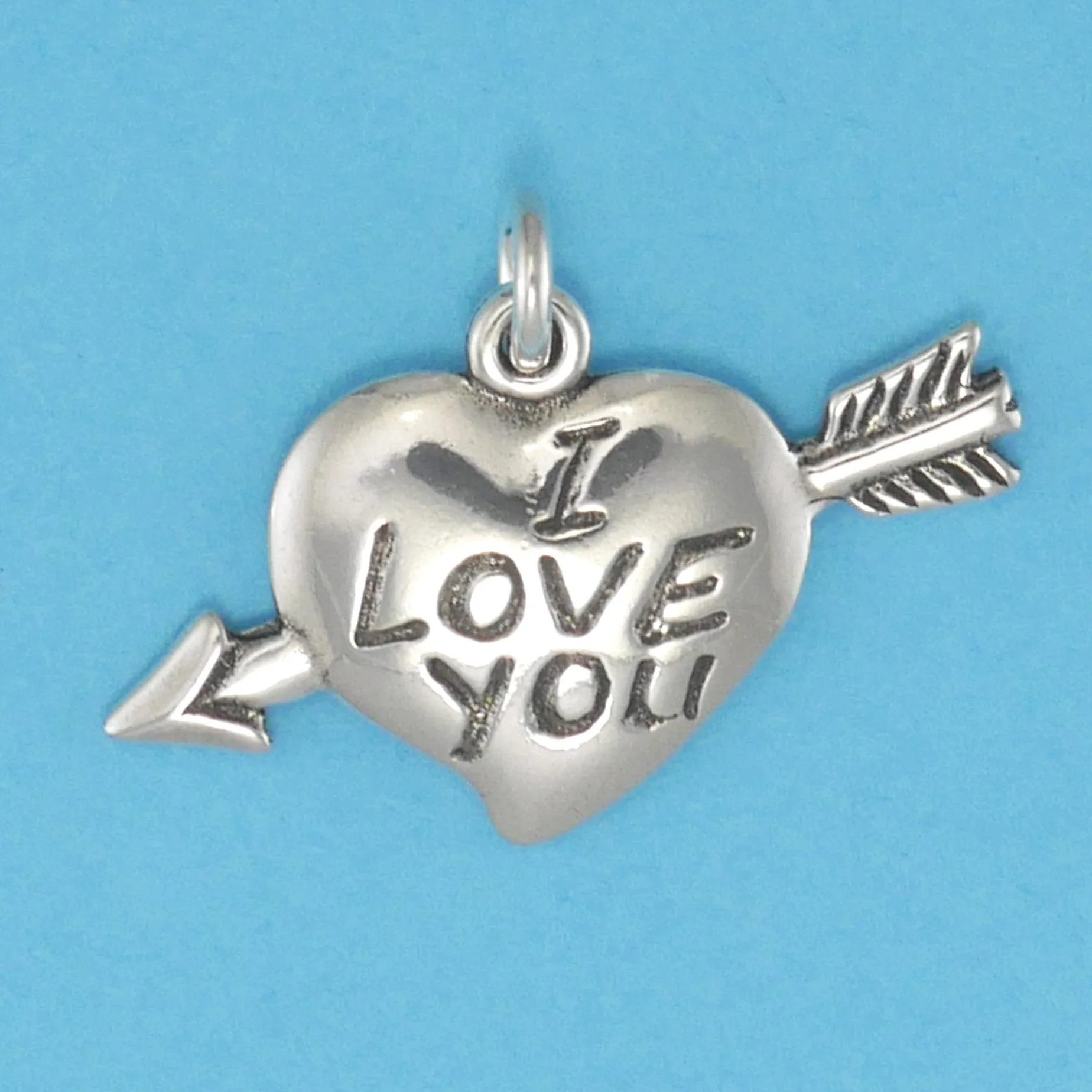 I Love You Heart Charm