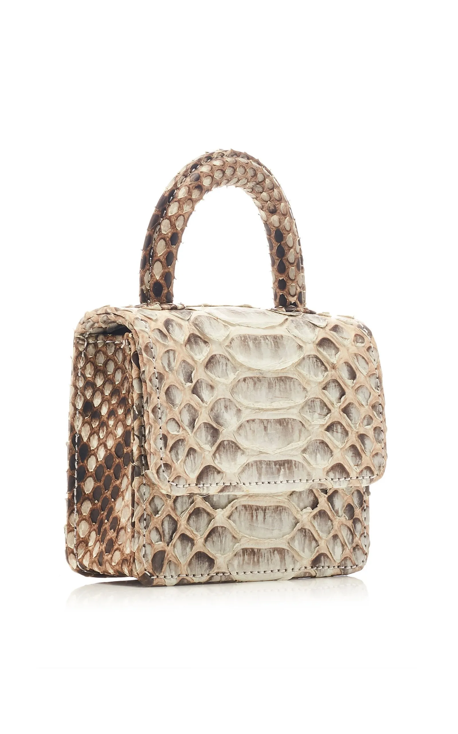 ITSY BITSY MICRO MINI NATURAL TOP HANDLE BAG