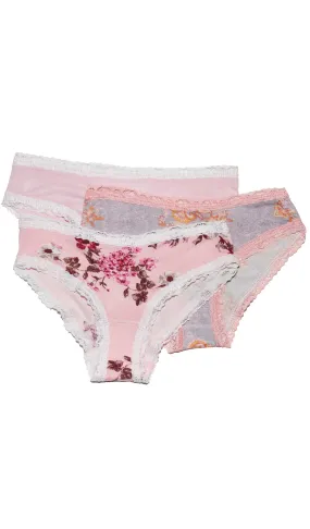 Kayla Kids 3-Pack Underwear - Blossom