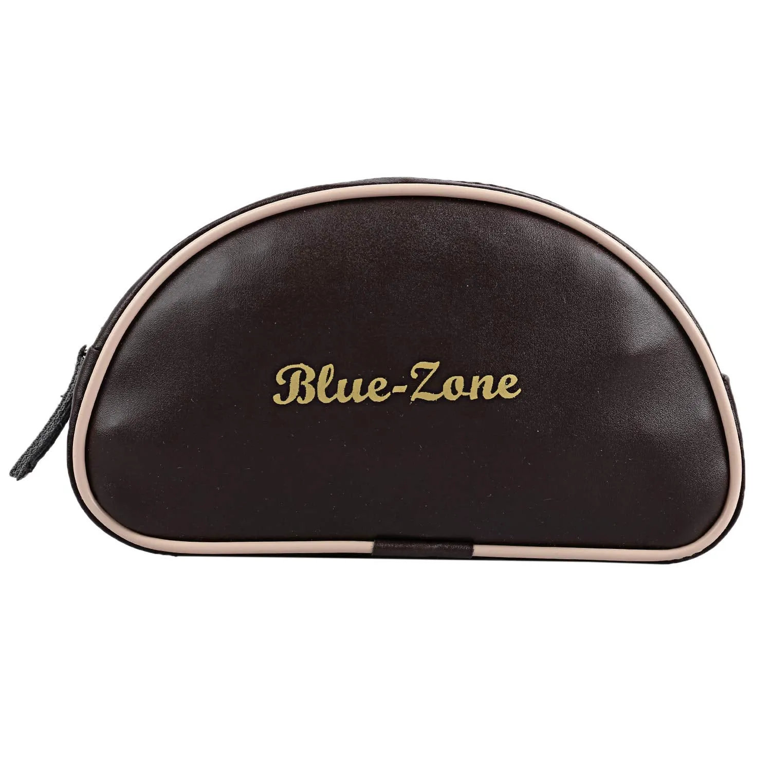 Kuber Industries Rexene 1 Piece Multipurpose Shaving Pouch Travel Pouch, Brown